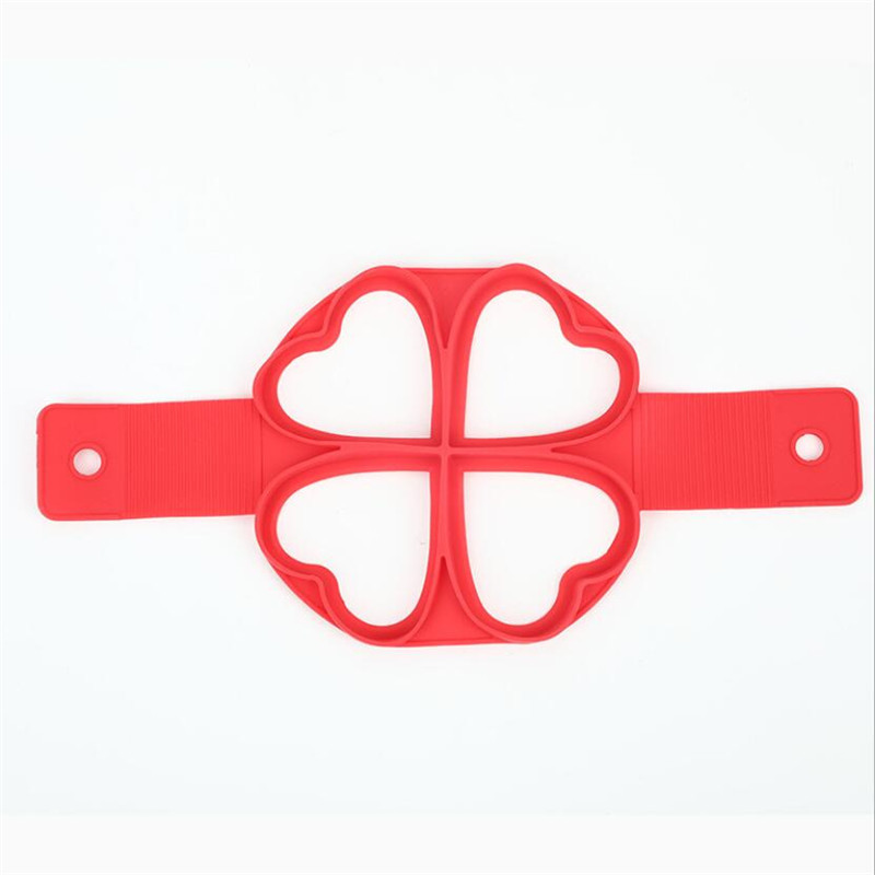 1 vnt. Silikoninis nepridegantis fantastinis kiaušinių blynų gaminimo žiedas virtuvės kepimo omleto formelės apverčiamos viryklės kiaušinių žiedo formos