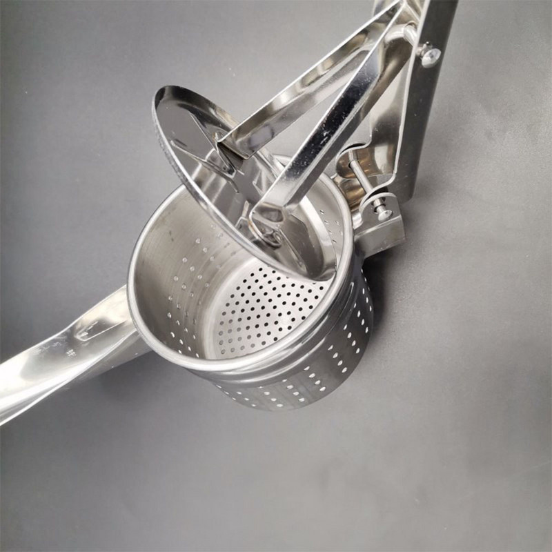 Accesorii de bucătărie Mașină de zdrobire de cartofi din oțel inoxidabil Presă de legume Storcător de storcator Unelte de gătit de uz casnic Robot de bucătărie manual