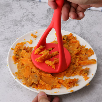 Μηχανή πίεσης Κουζίνα Gadgets Masher Potato Crusher Φορητός Ricer Εργαλεία φρούτων λαχανικών Σιλικόνη