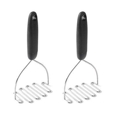 2 buc. Presă din oțel inoxidabil pentru piure de cartofi Gadget de bucătărie Instrument de gătit piure de cartofi Presiune ondulată Accesorii de bucătărie