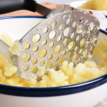 1 τεμ. από ανοξείδωτο χάλυβα Πατάτες Μηχανή λάσπης πίεσης λάσπης Potato Masher Ricer Φρούτα λαχανικά Εργαλεία Κουζίνας Gadgets Αξεσουάρ