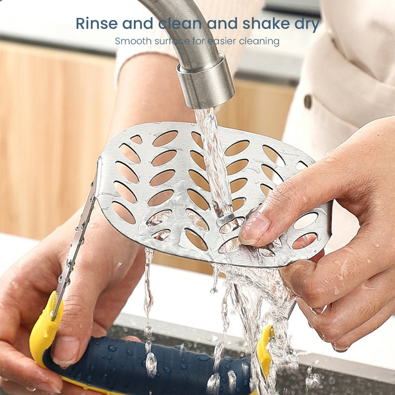 Mașini de zdrobire de cartofi Cuțit din oțel inoxidabil cu mâner anti-alunecare Instrument de bucătărie Ușoare, ușor de curățat Mașini de stropi de cartofi NIN668