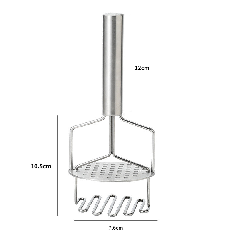 Burgonyanyomó burgonyanyomó Kézi préstörő Burgonyapüré rozsdamentes acél iszappüré Konyhai eszközök Eszközök Babaélelmiszer