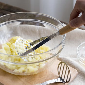 Potato Masher Ricer Puree Πρεσαριστός Χυμός Φρούτων από ανοξείδωτο χάλυβα Potato Pusher Smooth Πουρέ πατάτας Εργαλεία θρυμματισμού φρούτων