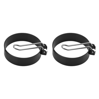 2бр. Кръгли пръстени за палачинки Форми за яйца от неръждаема стомана Незалепващи инструменти за пържени яйца Омлети Яйца Кухненски примки Форми Кухненски инструменти