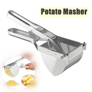 Από ανοξείδωτο χάλυβα Potato Ricer Masher Πρέσα φρούτων λεμόνι λαχανικών Αποχυμωτής Θραυστήρας Γέμισμα Στύψιμο Κουζίνας Πρακτικά εργαλεία