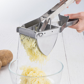 Από ανοξείδωτο χάλυβα Potato Ricer Masher Πρέσα φρούτων λεμόνι λαχανικών Αποχυμωτής Θραυστήρας Γέμισμα Στύψιμο Κουζίνας Πρακτικά εργαλεία