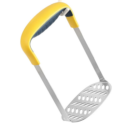 Mașină de zdrobire de cartofi Cuțit din oțel inoxidabil cu mâner anti-alunecare Instrument de bucătărie Masina de legume pentru supliment pentru bebeluși