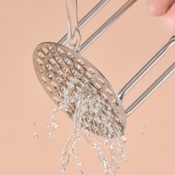 Masher οικιακής χρήσης 304 Stainless Steel Mashed Potato Masher Garlic Masher Auxiliary Food Masher Είδη κουζίνας Gadgets κουζίνας