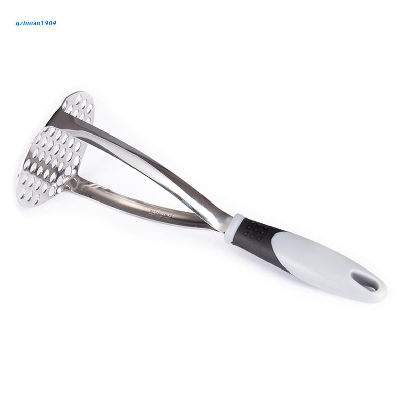 P15D Mașină de zdrobire de cartofi de rezistență Instrument de bucătărie Mașină de zdrobire de legume din oțel inoxidabil Dispozitiv de zdrobire de cartofi Gadget de gătit și bucătărie