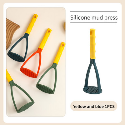 Bucătărie Mașină de zdrobire de cartofi Manual de uz casnic Mașină de zdrobire multifuncțională Mașină de pisare de alimente auxiliară Gadget Presă de usturoi Accesorii de bucătărie