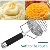 Kuhinjski dodatak od nehrđajućeg čelika s dvostrukom prešom Preša za gnječenje krumpira Alat za kuhanje pire krumpira Kuhinjski pribor