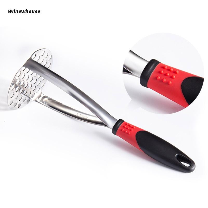 F63A Yams burgonyapüré Burgonyapüré iszap Zöldségnyomó Easy Grip