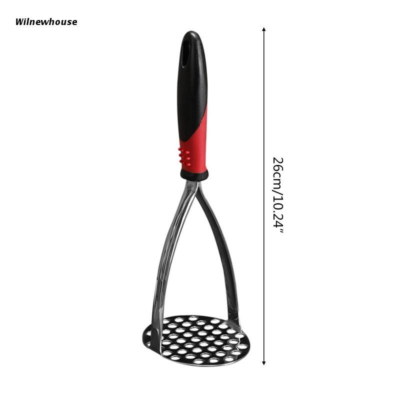 F63A Yams burgonyapüré Burgonyapüré iszap Zöldségnyomó Easy Grip