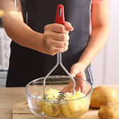 Masina de zdrobire de cartofi din oțel inoxidabil, zdrobitor de cartofi dulci, zdrobitor de cartofi, aparat pentru usturoi, unelte pentru fructe și legume, gadget de bucătărie