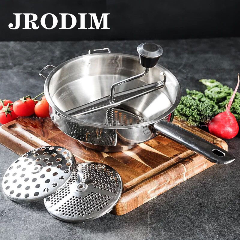 NOU zdrobitor de cartofi, dovleac, din oțel inoxidabil, pentru piure de legume, instrument de presare, râșniță, piure de alimente, unelte de bucătărie, accesorii