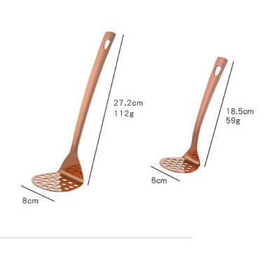 1/2 buc Concasor de cartofi din oțel inoxidabil piure neted de cartofi, fructe, legume, presă, concasor, instrument de bucătărie