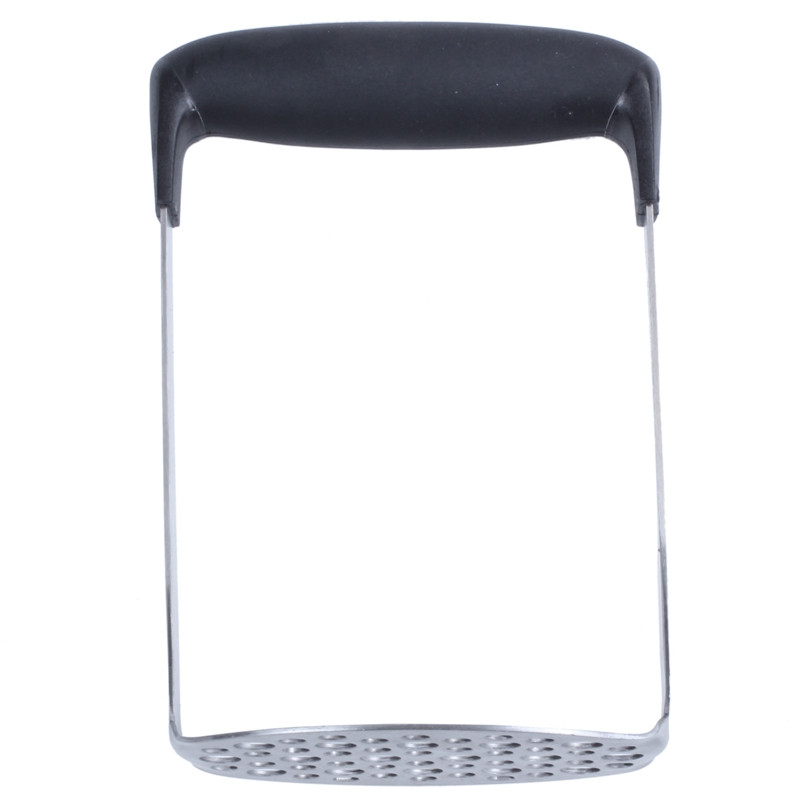 Gnječilica za krumpir od nehrđajućeg čelika NHBR sa širokom i ergonomskom vodoravnom ručkom Fina rešetkasta ploča za gnječenje za glatki pire