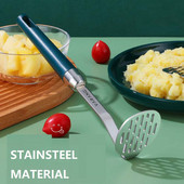 Roostevabast terasest kartulipuder Imikutoidupuder puu-köögiviljatööriistad Köögividinad Aksessuaarid Toiduvalmistamine Köögitarbed