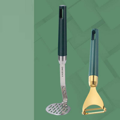 Roostevabast terasest kartulipuder Imikutoidupuder puu-köögiviljatööriistad Köögividinad Aksessuaarid Toiduvalmistamine Köögitarbed