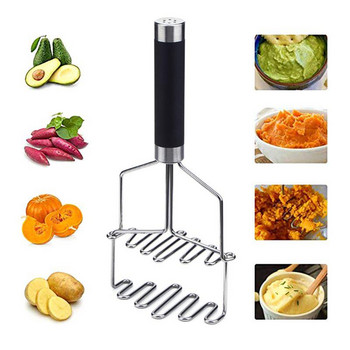 1 τμχ Potato Masher πολλαπλών χρήσεων από ανοξείδωτο ατσάλι Cooking Masher Kitchen Masher Creative Fruit Vegetable Baking Tools for Kitchen