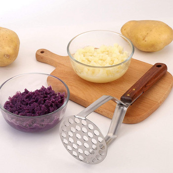 Hot Potato Masher Ανοξείδωτος χάλυβας βαρέως τύπου Ισχυρή αντιολισθητική λαβή Δεν είναι εύκολο να λυγίσει Εύκολη στη χρήση Στιβαρή κατασκευή