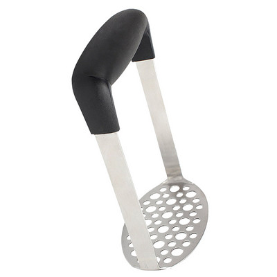 TEENRA 1 Buc zdrobitor de cartofi zdrobitor de legume presă de fructe zdrobitor presă de cartofi din oțel inoxidabil cu mâner ustensile de bucătărie