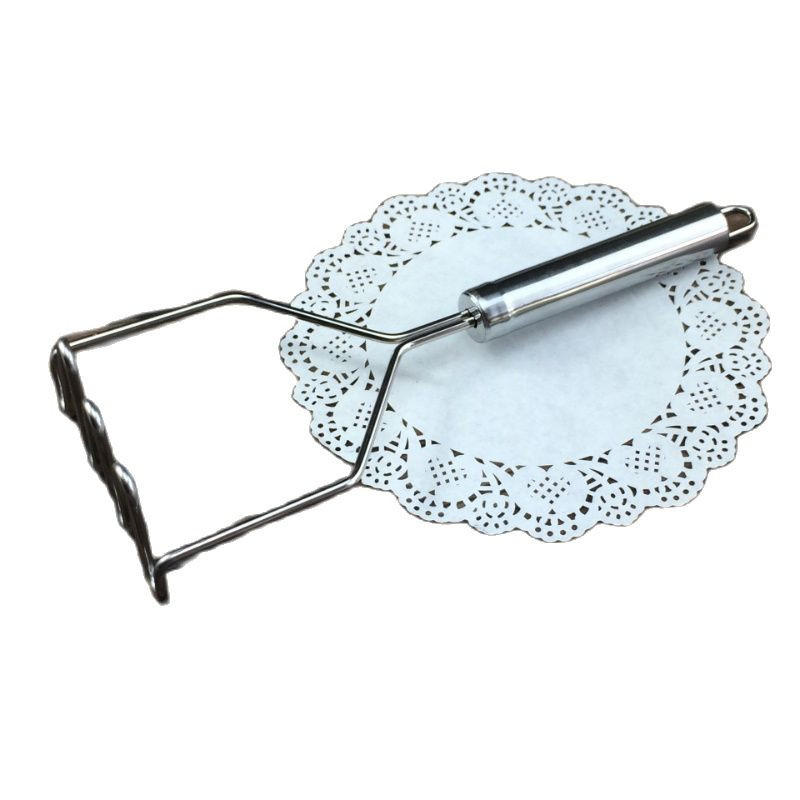 2 buc. Gadgets de bucătărie din oțel inoxidabil Maser de cartofi ondulat Presă de cartofi Accesorii pentru unelte de bucătărie