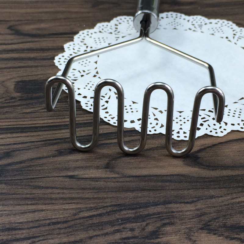 2 buc. Gadgets de bucătărie din oțel inoxidabil Maser de cartofi ondulat Presă de cartofi Accesorii pentru unelte de bucătărie