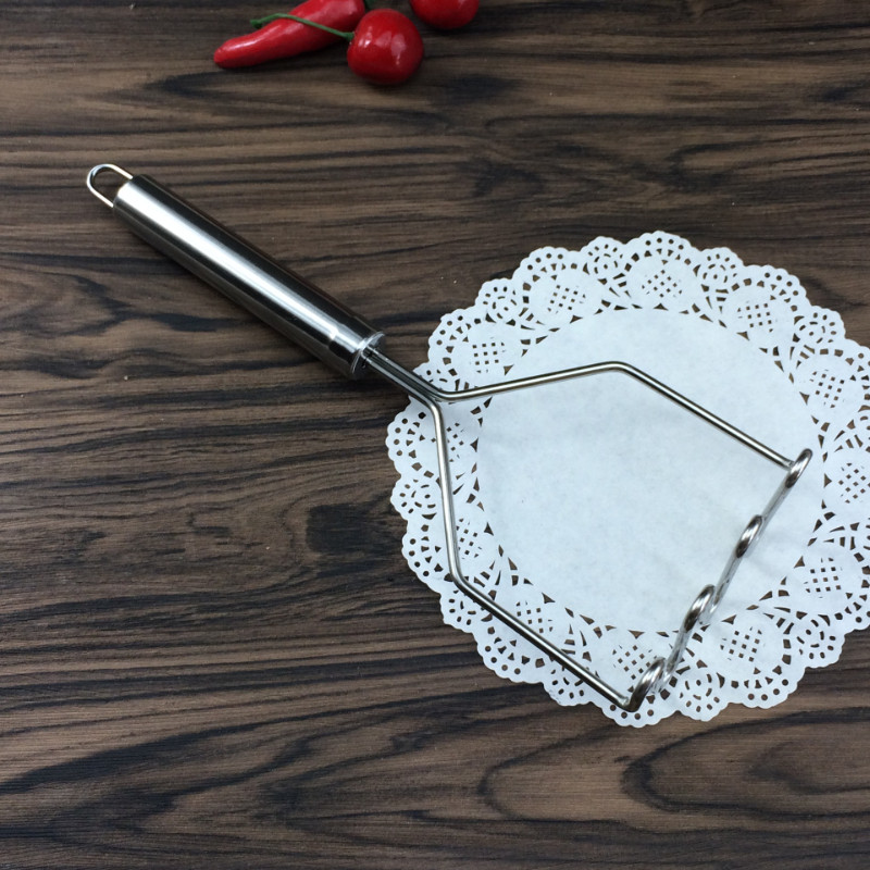 2 buc. Gadgets de bucătărie din oțel inoxidabil Maser de cartofi ondulat Presă de cartofi Accesorii pentru unelte de bucătărie