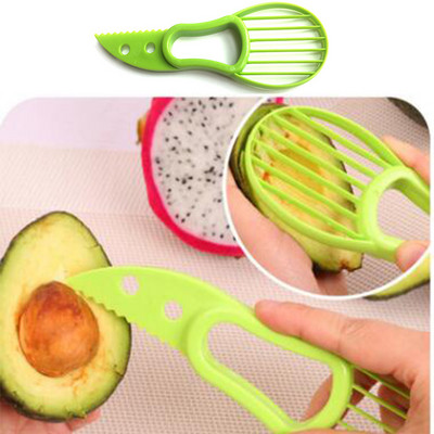 1 buc Cutter din plastic pentru avocado, multifuncțional, trei într-unul, unelte convenabile pentru fructe, cuțit pentru avocado, accesorii de bucătărie, gadget
