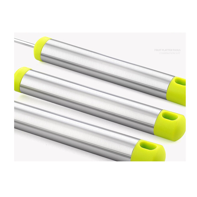 Roostevabast terasest kaevamispall arbuusi lusikas nikerdusnuga jagaja plaadi puuvilja lõikamise tööriistakomplekt