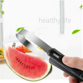 TEENRA 2 бр./компл. Нож за изрязване на плодове от неръждаема стомана Melon Baller Fruit Loap Cream Baller Fruit Slicer Кухненски джаджи