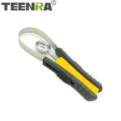 TEENRA 2kom/set Nož za rezbarenje voća od nehrđajućeg čelika Lopatica za dinju Lopatica za voće Lopatica za kremu Rezač voća Kuhinjski pribor