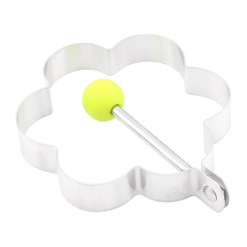4db Tojásszerszám Sütő Rozsdamentes acél Szív Omlett serpenyős Omlett Készülék Tojásgyűrű Formakészlet Konyhai eszközök