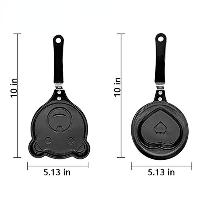 Omletă Tigaie din desene animate Animale prăjite Mic dejun Dragoste Tigaie Tort Inimă Omletă Fontă Ustensile de gătit antiaderente Wok Accesorii de bucătărie