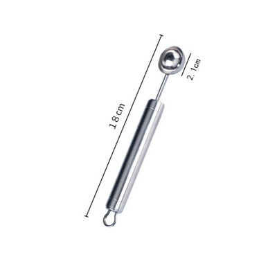 1 buc din oțel inoxidabil pentru sculptură creativă a fructelor pepene galben Baller înghețată Dig Ball Scoop Instrument DIY