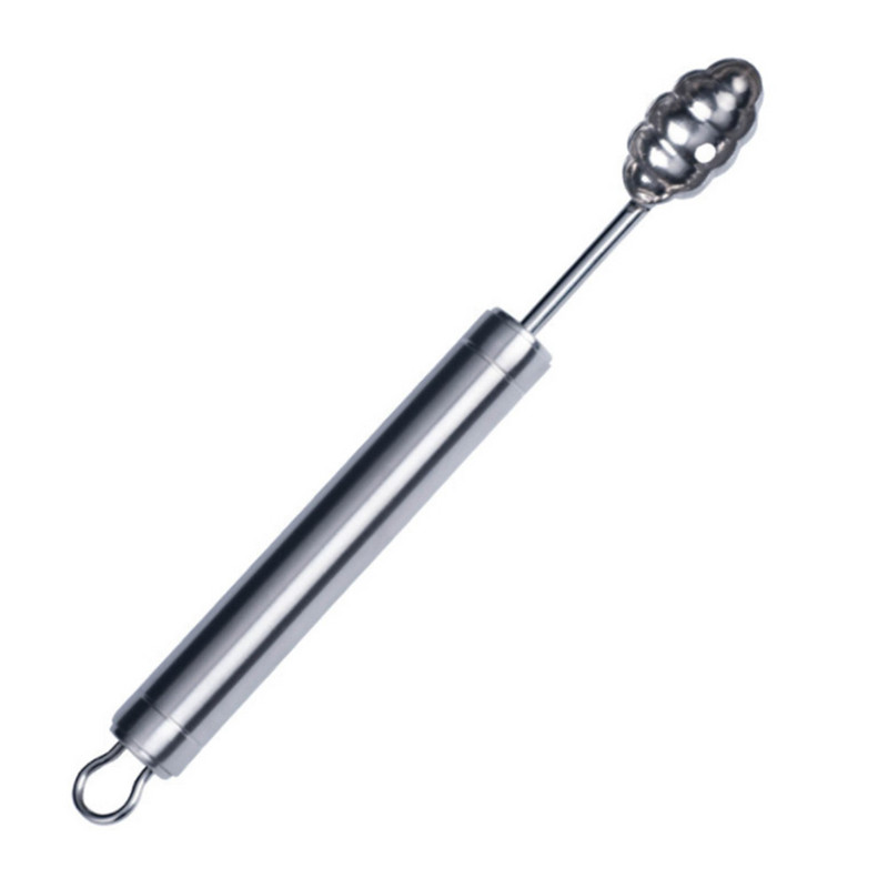 1 buc din oțel inoxidabil pentru sculptură creativă a fructelor pepene galben Baller înghețată Dig Ball Scoop Instrument DIY