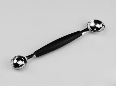 Rozsdamentes acél, kétvégű golyó alakú gyümölcsásó gombóc fagylalt desszert szorbet gombóc Konyhai formázás Főzés Sütőeszközök