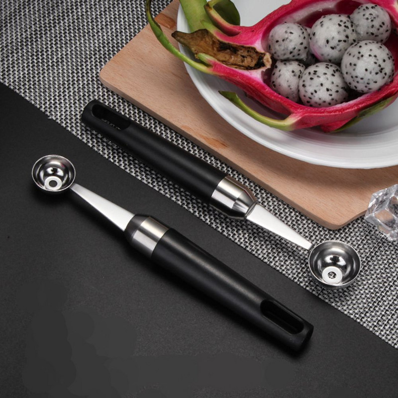 Kuhinjski pribor Kuglica za sladoled od lubenice od nehrđajućeg čelika Lopatice za voće Neprianjajuće naprave Alati za rezanje Pitaya Žlica