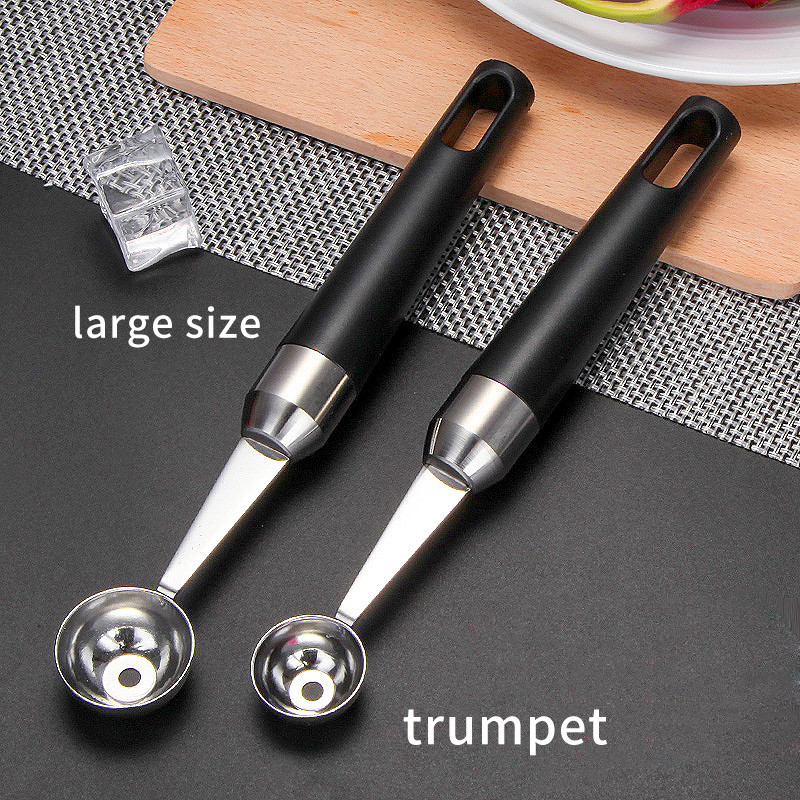 Kuhinjski pribor Kuglica za sladoled od lubenice od nehrđajućeg čelika Lopatice za voće Neprianjajuće naprave Alati za rezanje Pitaya Žlica