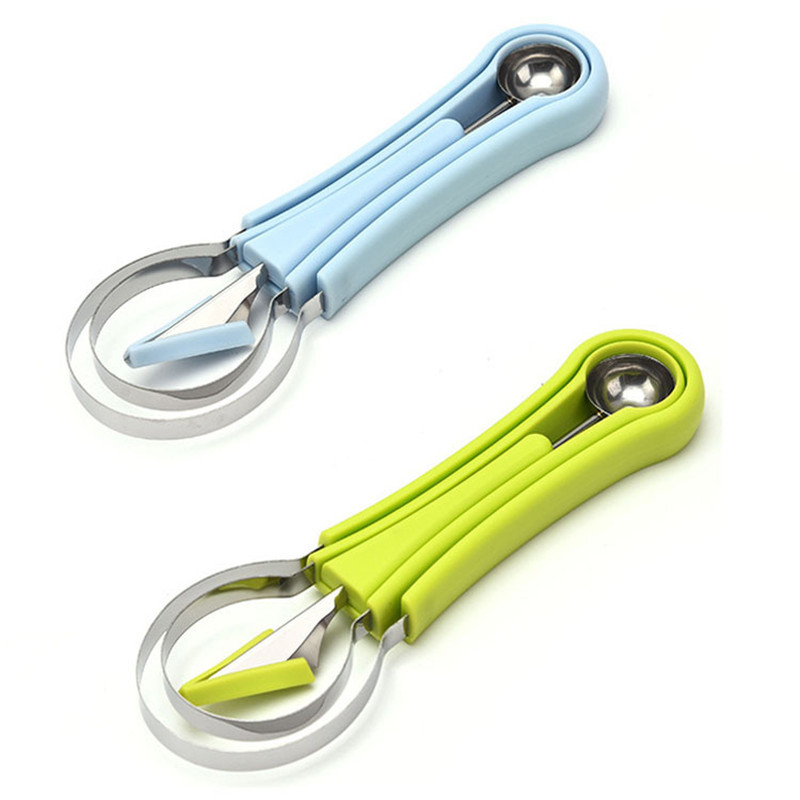 1 rinkinys Daržovių Vaisių lėkštė Drožimo peilis Meliono Baller Ledų Kamuoliukas Arbūzas Virtuvės Įtaisai Priedai Pjaustymo įrankis