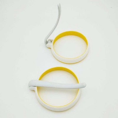 2 buc/lot din silicon ou prăjit clătite inel omletă ou prăjit rotund modelat ouă matriță unelte de coacere Gadget-uri de gătit, transport gratuit