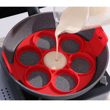 Αντικολλητικό εργαλείο μαγειρικής παρασκευής τηγανιτών Εργαλείο παρασκευής δαχτυλιδιών αυγών Pancakes Cheese pan Flip Eggs Mold Αξεσουάρ κουζίνας ψησίματος Dropshipping