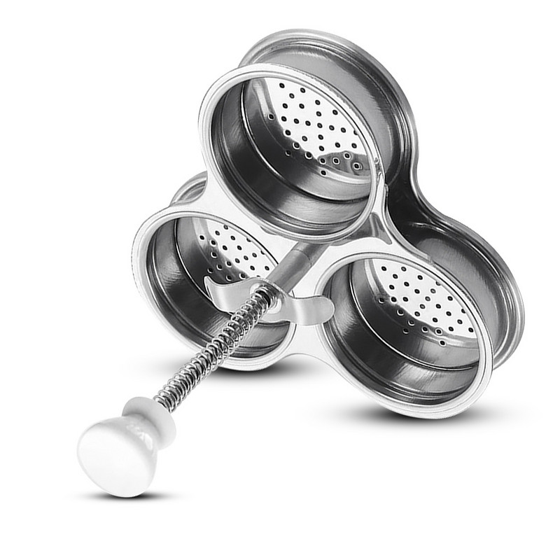 Kuhalo za kuhanje jaja od nehrđajućeg čelika, podesiva 3 rešetka, kuhalo za kuhanje na pari, višenamjenski uređaji za kućnu kuhinju, kuhalo za oblikovanje jaja