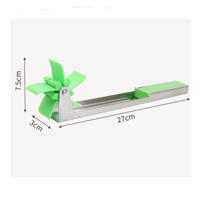 Arbūzų pjaustyklės nerūdijančio plieno vėjo malūnėlio dizaino vaisių pjaustyklės pjaustyklės įrankis Melionų pjaustyklės salotų virtuvės reikmenys