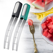 Rezač lubenice od nehrđajućeg čelika Artefakt Kopač lubenice Neklizajuća plastična folija Ručka koja ne ozljeđuje ruke Dinja Kuhinjska gadja