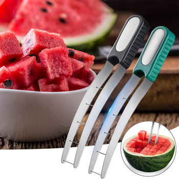 Ανοξείδωτο ατσάλι Καρπουζοκόφτης Artifact Watermelon Digger Αντιολισθητική λαβή πλαστικού περιτυλίγματος που δεν πονάει Χέρια πεπόνι Κουζίνα Gadg
