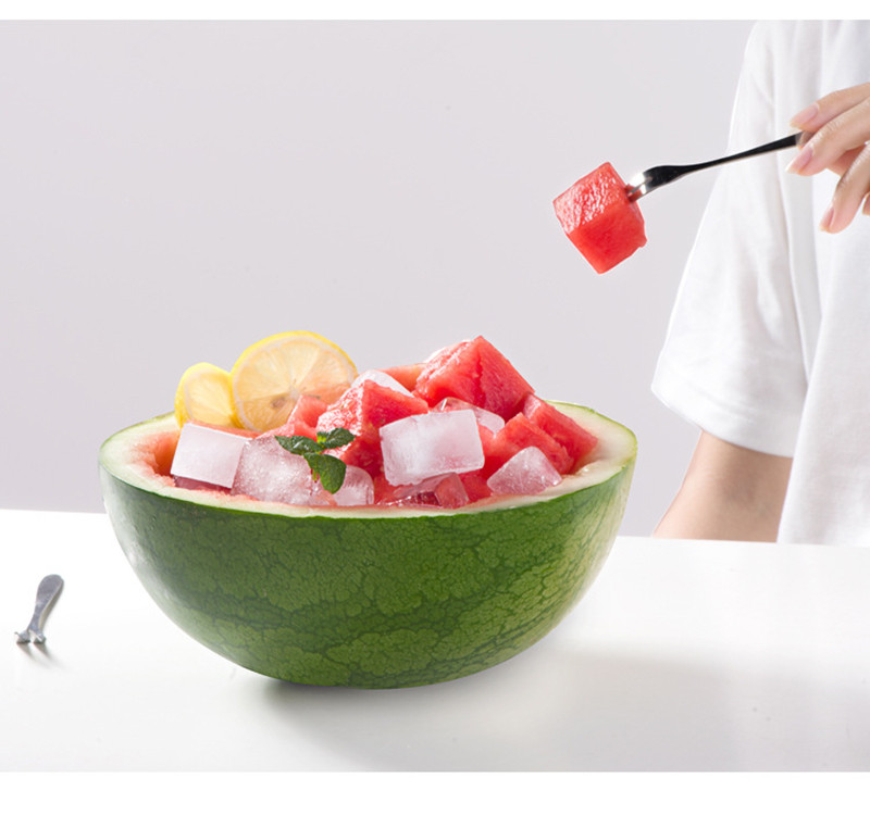 Rezač lubenice od nehrđajućeg čelika Artefakt Kopač lubenice Neklizajuća plastična folija Ručka koja ne ozljeđuje ruke Dinja Kuhinjska gadja