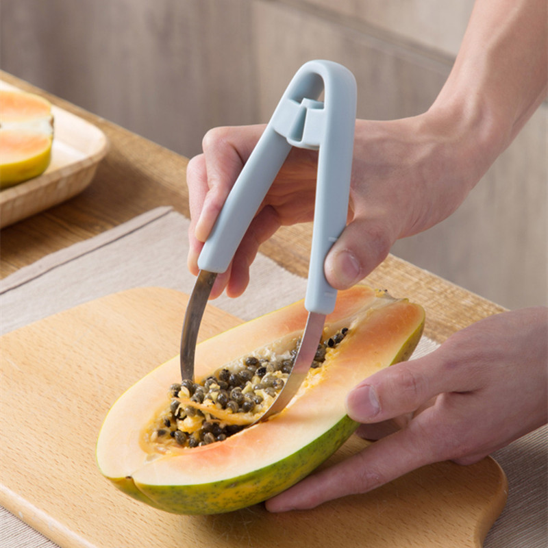 MAMOS RANKOS virtuvės dalykėliai 3vnt./komplektas Vaisių skustukas Prietaisas Virtuvės įrankiai Lupimas melioniniu šaukštu